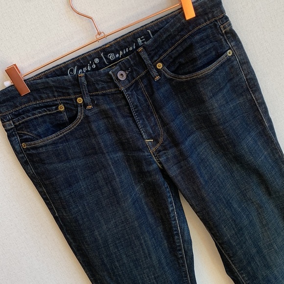 Levi’s [Capital E] Straight Leg Jeans • Sz 30 • Long Length - Picture 2 of 14